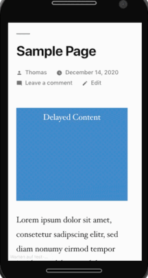 مثال cumulative layout shift 